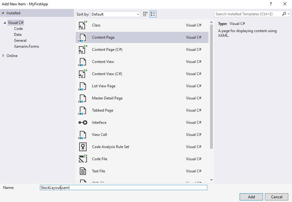 Baby Steps to Xamarin UI